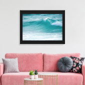 oceaangolven omwikkeld canvas afdruk (Insitu (Woonkamer))
