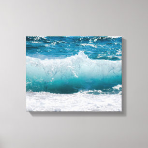 oceaangolven omwikkeld canvas afdruk