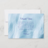 Oceaangolven Orthodoxe Christelijke doop Bedankkaart (Voorkant)