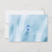 Oceaangolven Orthodoxe Christelijke doop Bedankkaart (Achterkant)