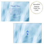 Oceaangolven Orthodoxe Christelijke doop Bedankkaart