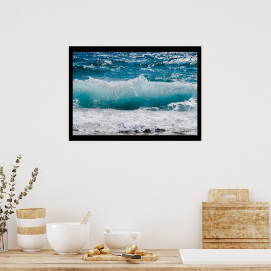 oceaangolven poster (Keuken)