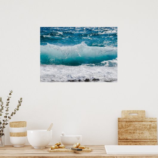 oceaangolven poster (Keuken)