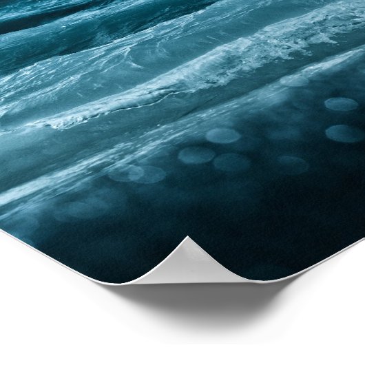 Oceaangolven Poster (Hoek)