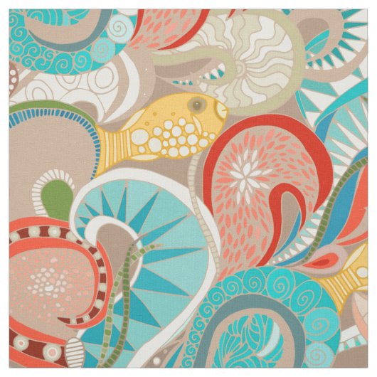 oceaangolven stof (Swatch)