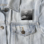 Oceaangolven Vierkante Button 5,1 Cm (In situ)