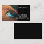 oceaangolven watersport Ik hou van surfen op surfe Visitekaartje (Voorkant / Achterkant)