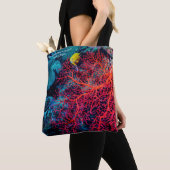 Oceaanherinnering / Koraalrifscène Tote Bag (Dichtbij)