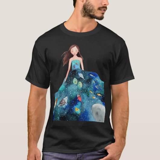 Oceaanjurk T-shirt (Voorkant)
