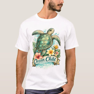 Oceaankind Vintage Zeeschildpad T-shirt