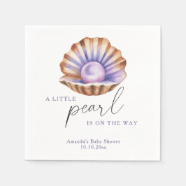Oceaankleine parel onder de zee Baby Shower Servet