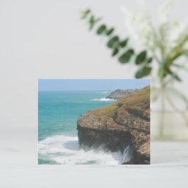 Oceaankliffen bij Kilauea Kauai Briefkaart