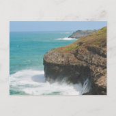 Oceaankliffen bij Kilauea Kauai Briefkaart (Voorkant)