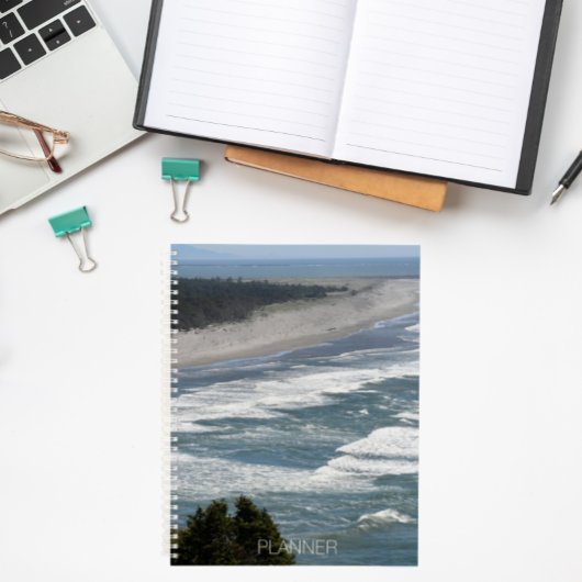 Oceaankustgolven Kustlijn Zeegezicht Planner