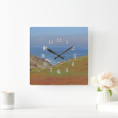Oceaanlandschap Fotokuil Pacifische kust Vierkante Klok (Huis)