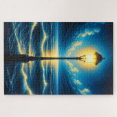 oceaanlantaarnpaal legpuzzel (Horizontaal)
