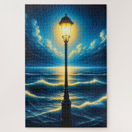 oceaanlantaarnpaal legpuzzel (Verticaal)