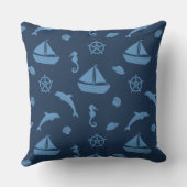 oceaanleven in de open lucht buitenkussen (Achterkant)