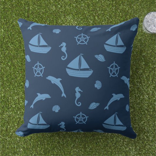 oceaanleven in de open lucht buitenkussen (Gras)