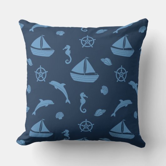 oceaanleven in de open lucht buitenkussen (Voorkant)