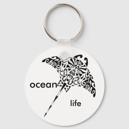 oceaanleven sleutelhanger (Voorkant)