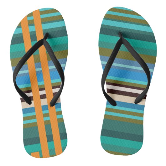 Oceaanliefhebber Flip Flops (Voetbed)