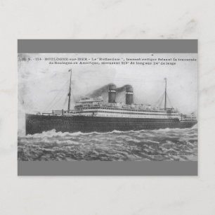 Oceaanliner Rotterdam 1910 Briefkaart