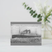 Oceaanliner Rotterdam 1910 Briefkaart (Staand voorkant)