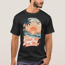 Oceaanlucht. Helder Verstand. | Vintage Kust Zonso T-shirt