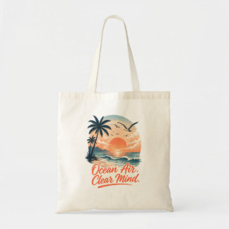 Oceaanlucht. Helder Verstand. | Vintage Kust Zonso Tote Bag