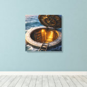 Oceaanluik Canvas Afdruk (Insitu (Houten vloer))