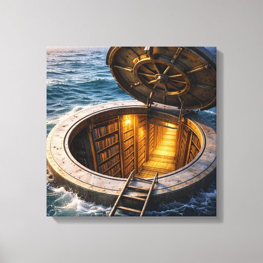 Oceaanluik Canvas Afdruk (Voorkant)