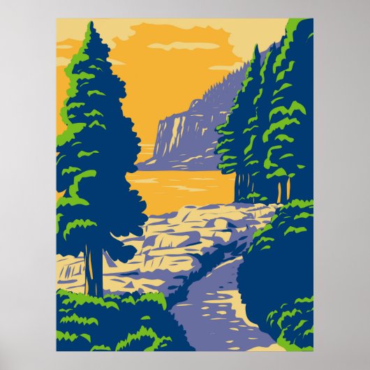 oceaanpad poster (Voorkant)