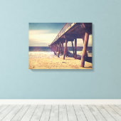oceaanpier canvas afdruk (Insitu (Houten vloer))