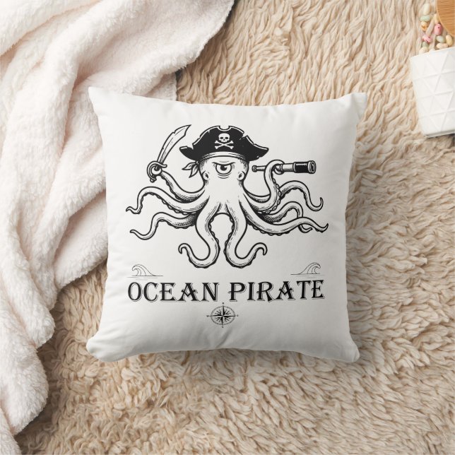 Oceaanpiraat Kussen (Deken)
