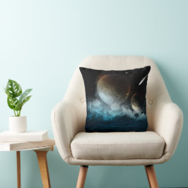 Oceaanplanten kussen