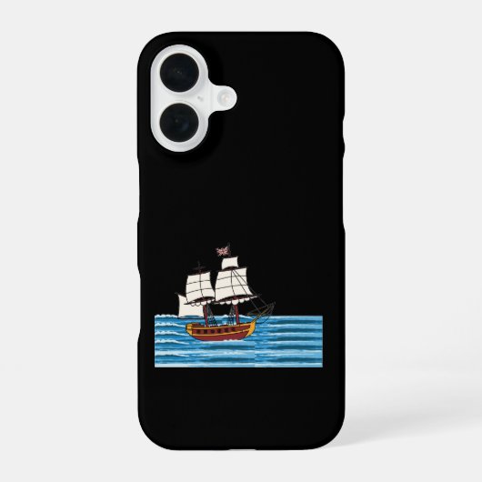 oceaanreis iPhone 16 hoesje (Achterkant)