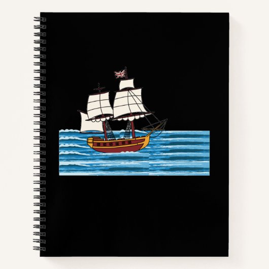 oceaanreis notitieboek (Voorkant)