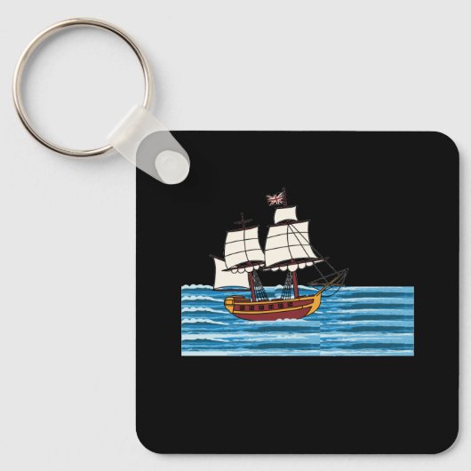 oceaanreis sleutelhanger (Voorkant)