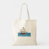 oceaanreis tote bag (Achterkant)