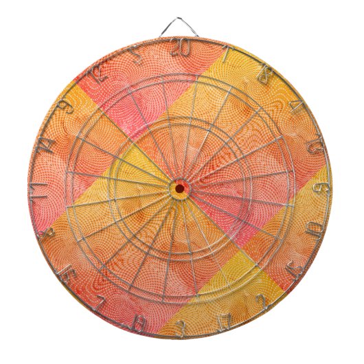 Oceaanritmes Warm Dartbord (Voorkant)