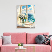 oceaanscène canvas afdruk (Insitu (Woonkamer))