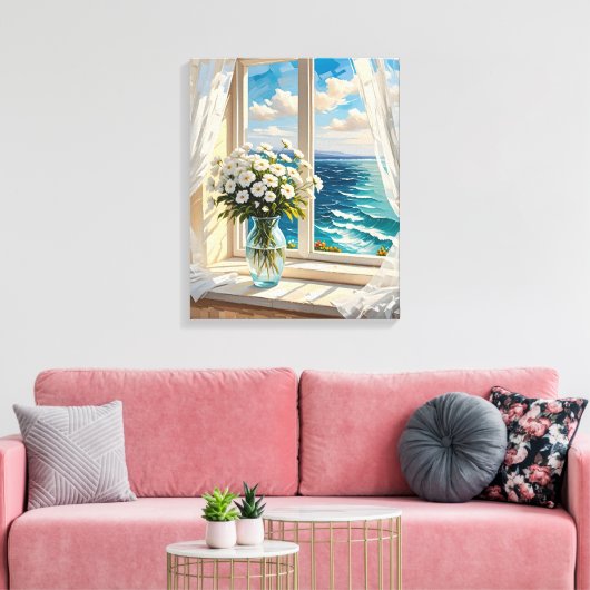  oceaanscène canvas afdruk (Insitu (Woonkamer))