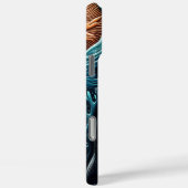 Oceaanse Elegantie: Dolfijnkunst Case-Mate iPhone Case (Achterkant / Rechts)