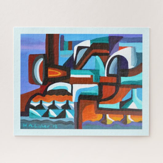 Oceaanstad Legpuzzel (Horizontaal)