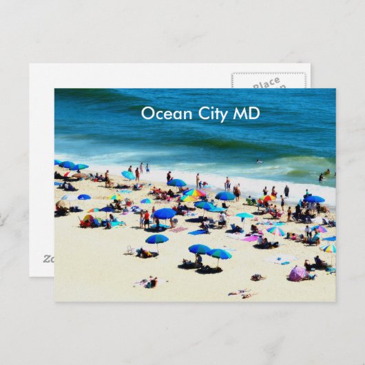 oceaanstad md briefkaart (Voorkant / Achterkant)