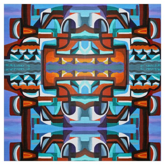 Oceaanstad Stof (Swatch)