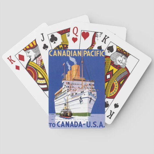 OCEAANSTOMER EMPRESS OF BRITANNIA POKERKAARTEN (Achterkant)