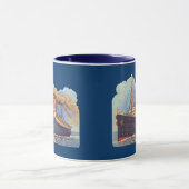 oceaanstoomlijnschip mok (Midden)