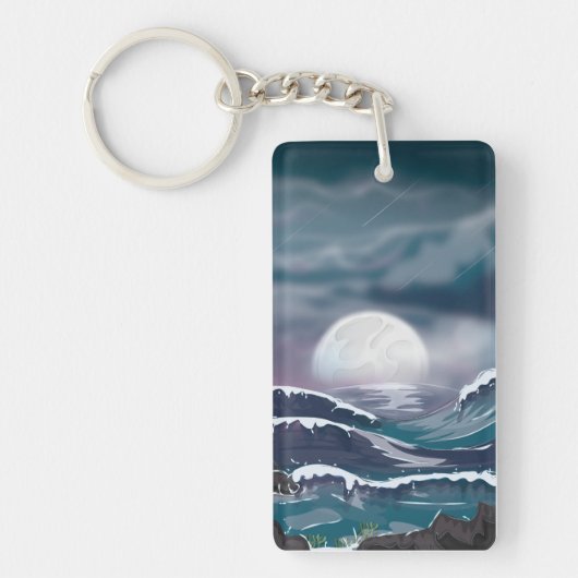 Oceaanstorm Sleutelhanger (Voorkant)